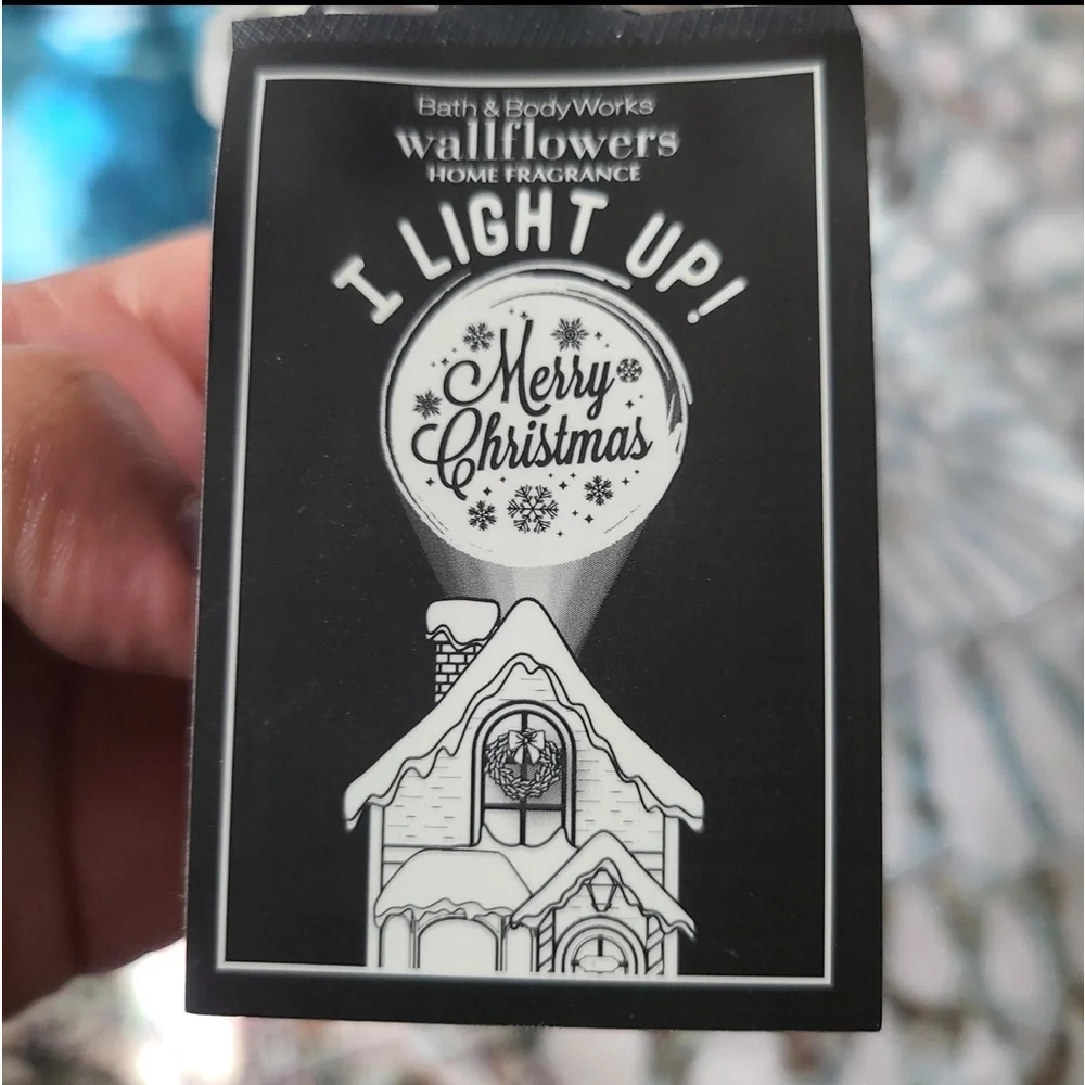 BATH AND BODY WORKS SANTAS WORKSHOP PROJECTOR NIGHTLIGHT WALLFLOWER PLUG